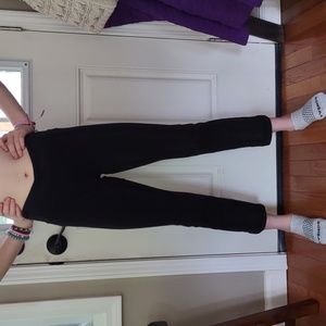 Athleta Straight Up Crop Leggings Small Black